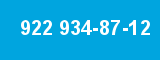 922 934-87-12